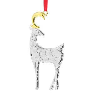 Nambé Reindeer Filigree Ornament